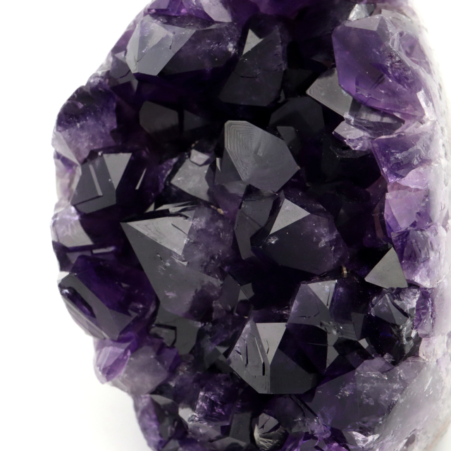 アメジスト クラスター 側面磨き エクストラ グレード EX ドゥルーザ 紫水晶 置き物 原石 ウルグアイ産 天然石 1点物 42月 誕生石