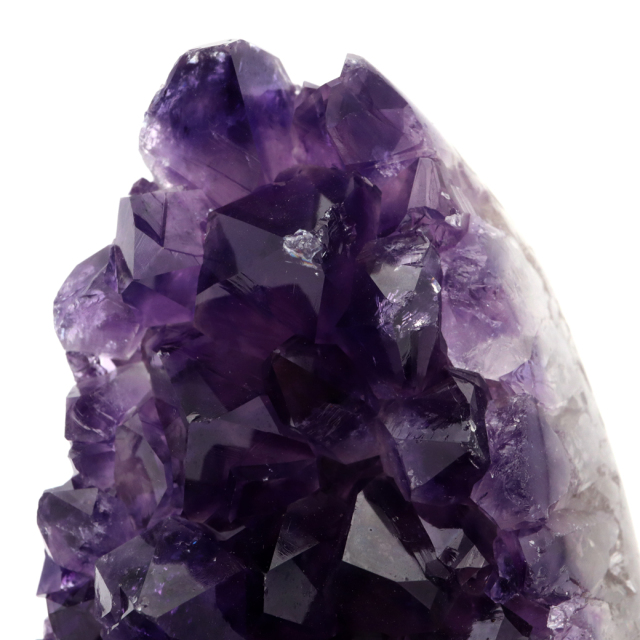 アメジスト クラスター 側面磨き エクストラ グレード EX ドゥルーザ 紫水晶 置き物 原石 ウルグアイ産 天然石 1点物 68月 誕生石