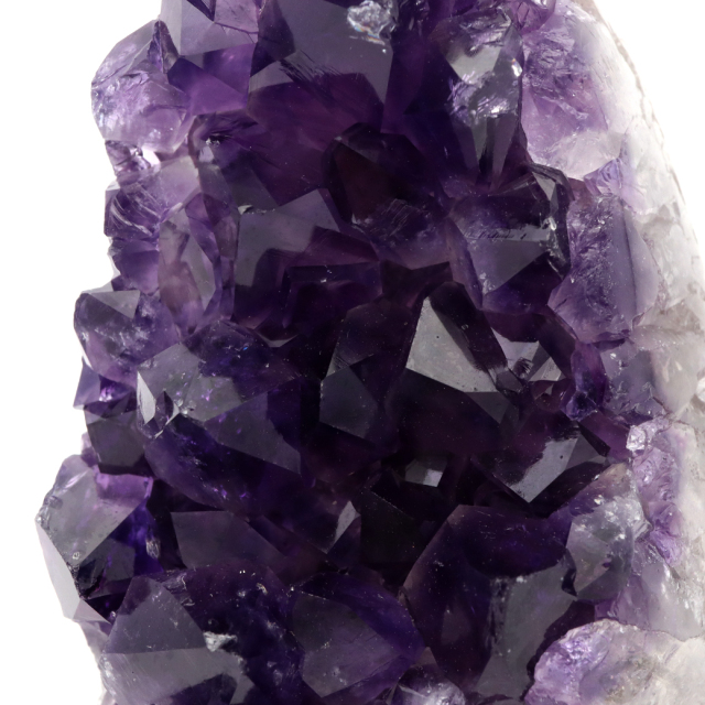 アメジスト クラスター 側面磨き エクストラ グレード EX ドゥルーザ 紫水晶 置き物 原石 ウルグアイ産 天然石 1点物 5月 誕生石