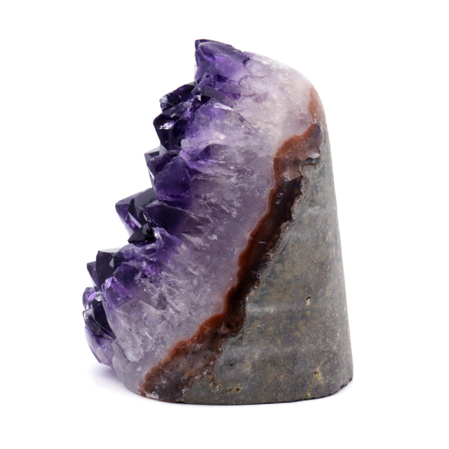 アメジスト クラスター 側面磨き エクストラ グレード EX ドゥルーザ 紫水晶 置き物 原石 ウルグアイ産 天然石 1点物 6月 誕生石