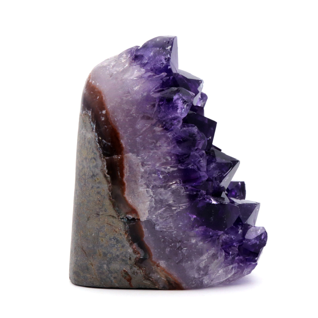 アメジスト クラスター 側面磨き エクストラ グレード EX ドゥルーザ 紫水晶 置き物 原石 ウルグアイ産 天然石 1点物 44月 誕生石