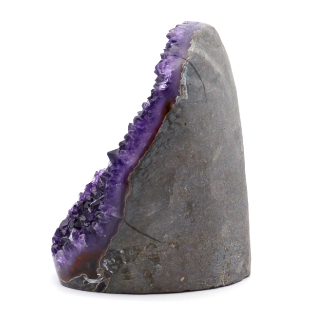 アメジスト クラスター 側面磨き エクストラ グレード EX ドゥルーザ 紫水晶 置き物 原石 ウルグアイ産 天然石 1点物 26月 誕生石
