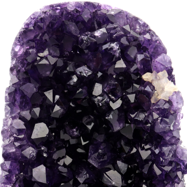 アメジスト クラスター 側面磨き エクストラ グレード EX ドゥルーザ 紫水晶 置き物 原石 ウルグアイ産 天然石 1点物 43月 誕生石