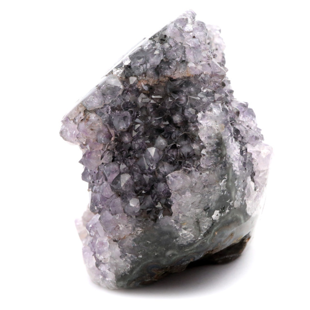 フラワー スタラクタイト アメジスト スピリットクォーツ AA 紫水晶 置き物 原石 635g ウルグアイ産 天然石 1点物