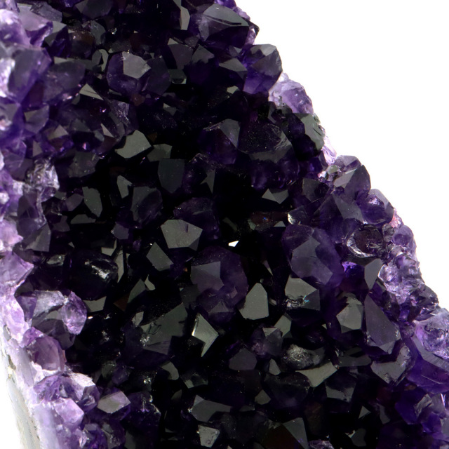 アメジスト クラスター 側面磨き 紫水晶 置き物 原石 ウルグアイ産 天然石 AAA 1点物 2月 誕生石