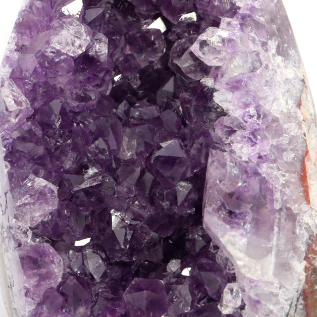 アメジスト クラスター 側面磨き AAA ドゥルーザ 紫水晶 置き物 原石 ウルグアイ産 天然石 1点物 2月 誕生石 天然石 amethyst