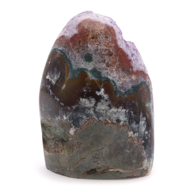アメジスト クラスター 側面磨き AAA ドゥルーザ 紫水晶 置き物 原石 ウルグアイ産 天然石 1点物 2月 誕生石 天然石 amethyst