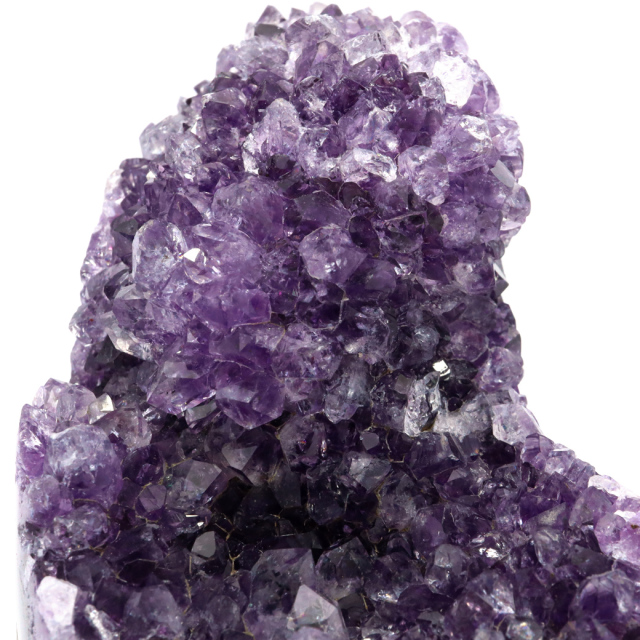 アメジスト クラスター 側面磨き AAA ドゥルーザ 紫水晶 置き物 原石 ウルグアイ産 天然石 1点物 2月 誕生石 天然石 amethyst