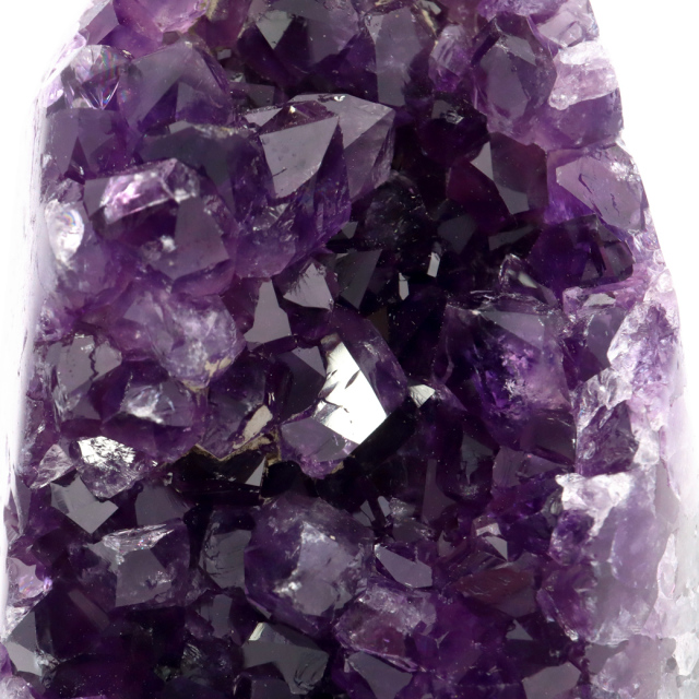 アメジスト クラスター 側面磨き AAA ドゥルーザ 紫水晶 置き物 原石 ウルグアイ産 天然石 1点物 2月 誕生石 天然石 amethyst