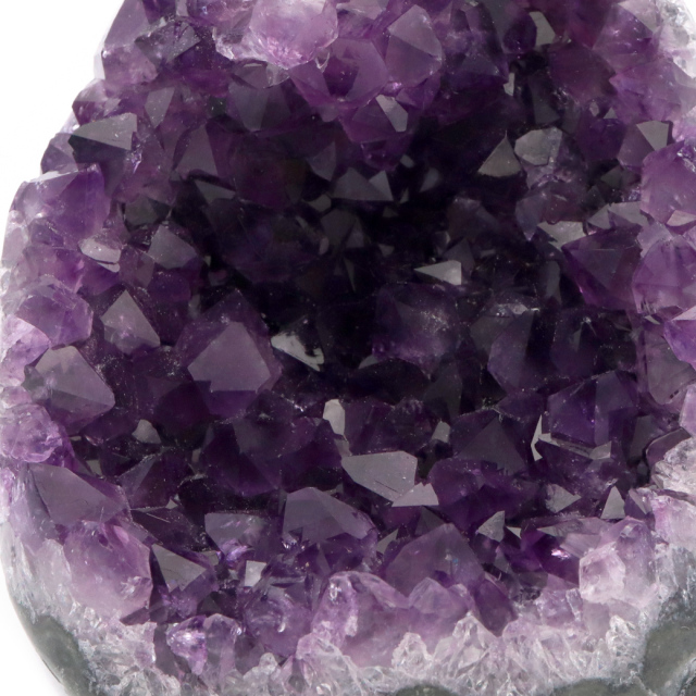 アメジスト クラスター 側面磨き AAA ドゥルーザ 紫水晶 置き物 原石 ウルグアイ産 天然石 1点物 2月 誕生石 天然石 amethyst