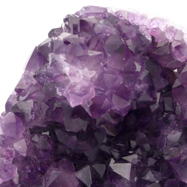 アメジスト クラスター 側面磨き AAA ドゥルーザ 紫水晶 置き物 原石 ウルグアイ産 天然石 1点物 2月 誕生石 天然石 amethyst