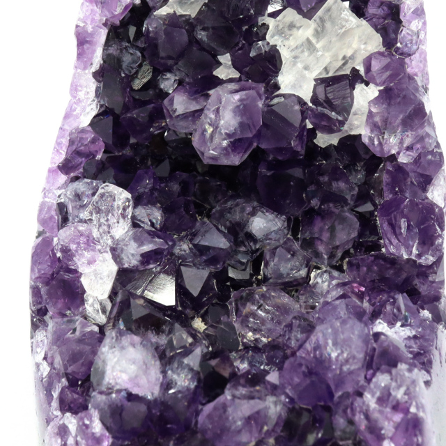 アメジスト クラスター 側面磨き AAA ドゥルーザ 紫水晶 置き物 原石 ウルグアイ産 天然石 1点物 2月 誕生石 天然石 amethyst