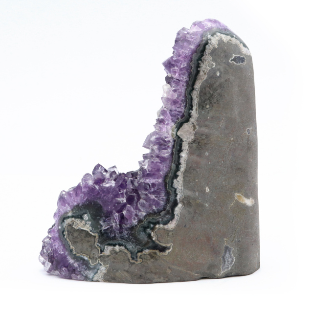 アメジスト クラスター 側面磨き AAA ドゥルーザ 紫水晶 置き物 原石 ウルグアイ産 天然石 1点物 2月 誕生石 天然石 amethyst