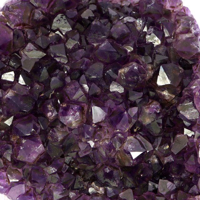 アメジスト クラスター 側面磨き AAA ドゥルーザ 紫水晶 置き物 原石 ウルグアイ産 天然石 1点物 2月 誕生石 天然石 amethyst