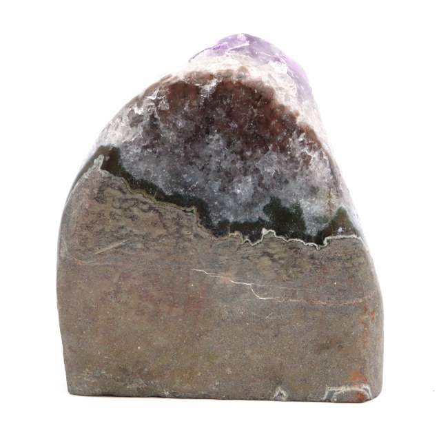アメジスト クラスター 側面磨き AAA ドゥルーザ 紫水晶 置き物 原石 ウルグアイ産 天然石 1点物 2月 誕生石 天然石 amethyst