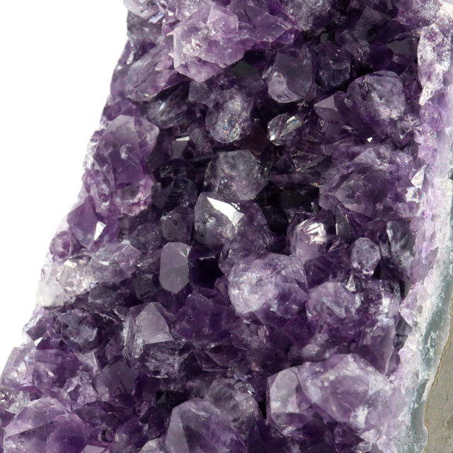 アメジスト クラスター 側面磨き AAA ドゥルーザ 紫水晶 置き物 原石 ウルグアイ産 天然石 1点物 2月 誕生石 天然石 amethyst