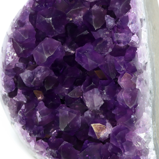 アメジスト クラスター 側面磨き AAA ドゥルーザ 紫水晶 置き物 原石 ウルグアイ産 天然石 1点物 2月 誕生石 天然石 amethyst