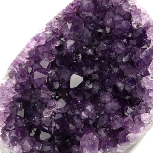アメジスト クラスター 側面磨き AAA ドゥルーザ 紫水晶 置き物 原石 ウルグアイ産 天然石 1点物 2月 誕生石 天然石 amethyst