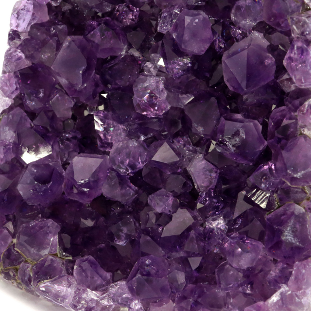 アメジスト クラスター 側面磨き AAA ドゥルーザ 紫水晶 置き物 原石 ウルグアイ産 天然石 1点物 2月 誕生石 天然石 amethyst