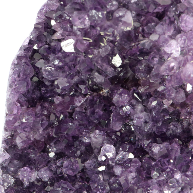 アメジスト クラスター 側面磨き AAA ドゥルーザ 紫水晶 置き物 原石 ウルグアイ産 天然石 1点物 2月 誕生石 天然石 amethyst