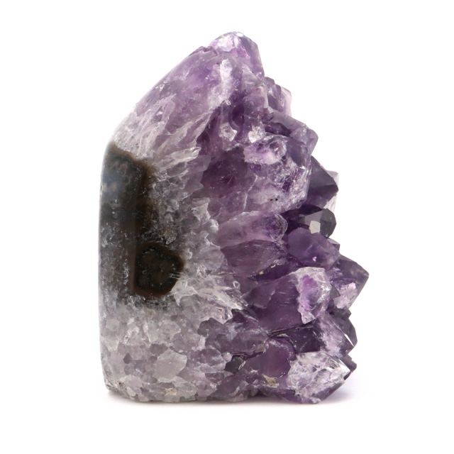 アメジスト クラスター 側面磨き AAA ドゥルーザ 紫水晶 置き物 原石 ウルグアイ産 天然石 1点物 2月 誕生石 天然石 amethyst