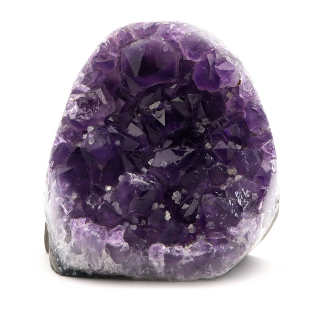 アメジスト クラスター 側面磨き AAA ドゥルーザ 紫水晶 置き物 原石 ウルグアイ産 天然石 1点物 2月 誕生石 天然石 amethyst