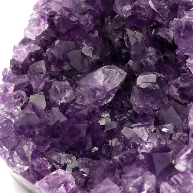 アメジスト クラスター 側面磨き AAA ドゥルーザ 紫水晶 置き物 原石 ウルグアイ産 天然石 1点物 2月 誕生石 天然石 amethyst