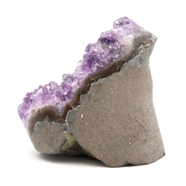 アメジスト クラスター 側面磨き AAA ドゥルーザ 紫水晶 置き物 原石 ウルグアイ産 天然石 1点物 2月 誕生石 天然石 amethyst