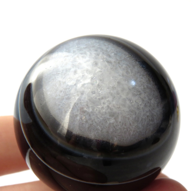 アゲート 瑪瑙 丸玉 40mm 台座付き 美品 天然石 パワーストーン