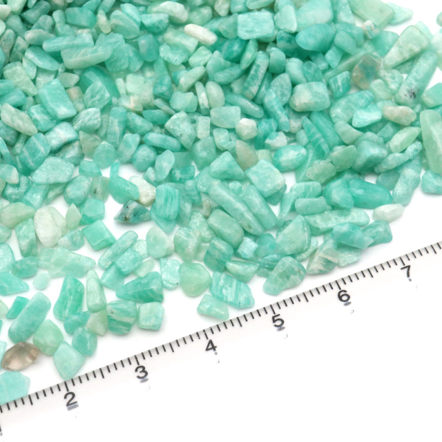 アマゾナイト さざれ石 本物 100g サイズ極小 天然石 パワーストーン ペルー産  浄化 グッズ ヒーリングストーン ネイルパーツ