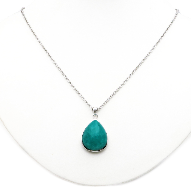 アマゾナイトペンダント 超高品質 Silver925 天然石