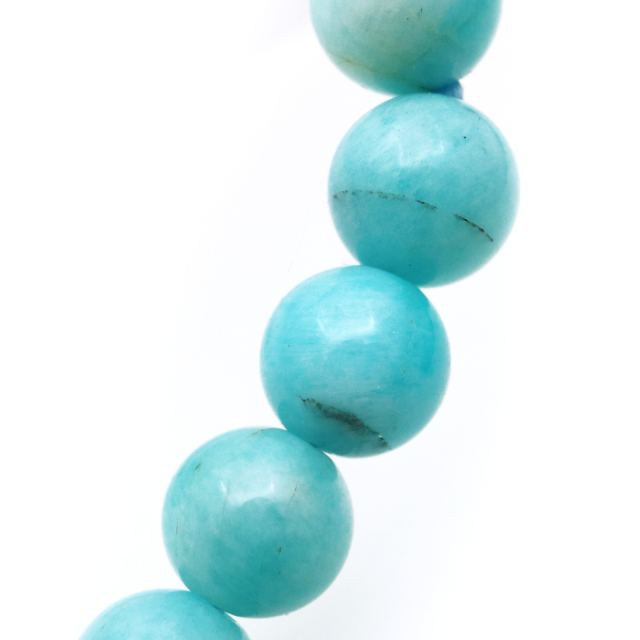 アマゾナイト ブレスレット 7mm ペルー産 天河石 天然石 パワーストーン