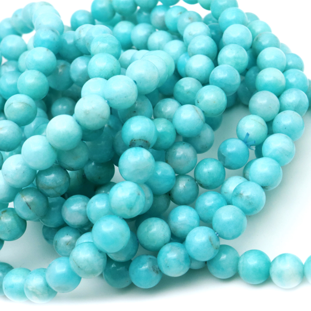 アマゾナイト ブレスレット 7mm ペルー産 天河石 天然石 パワーストーン