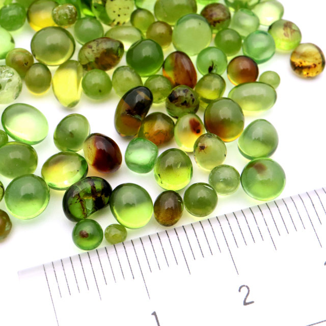 グリーンアンバー 琥珀 さざれ石 10g 天然 リトアニア産 バルト海 こはく amber