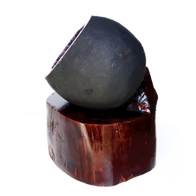 アメジスト ドーム 約3.1kg 紫水晶 ジオード 晶洞 天然石 ウルグアイ産 1点物 台座付き