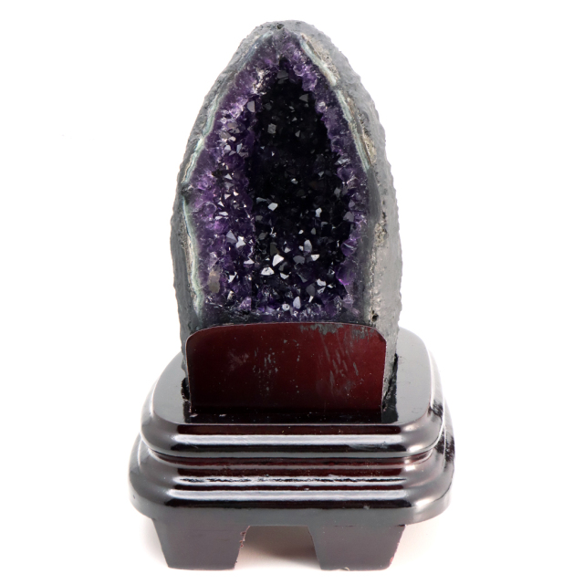 アメジスト ドーム 約1.1kg 紫水晶 ジオード 晶洞 天然石 ウルグアイ産 1点物 台座付き 濃紫