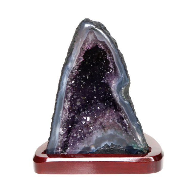 アメジスト ドーム 約2.24kg AAA 紫水晶 ジオード カペーラ 晶洞 天然石 ブラジル産 1点物 台座付き Amethyst Dome