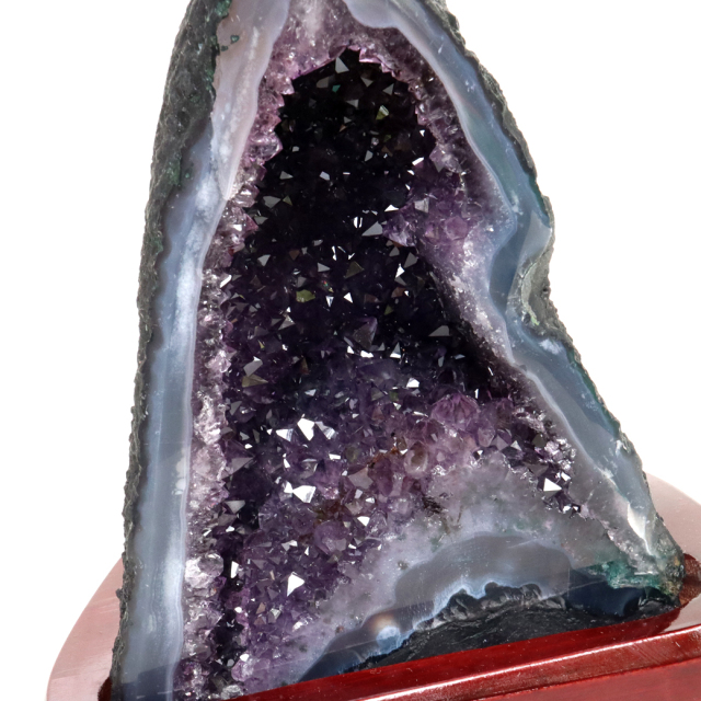 アメジスト ドーム 約2.24kg AAA 紫水晶 ジオード カペーラ 晶洞 天然石 ブラジル産 1点物 台座付き Amethyst Dome