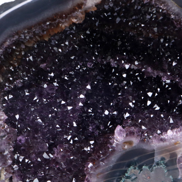 アメジスト ドーム 紫水晶 ジオード カペーラ 晶洞 天然石 ブラジル産 1点物 玄関 風水 パワーストーン 台座付き Amethyst Dome