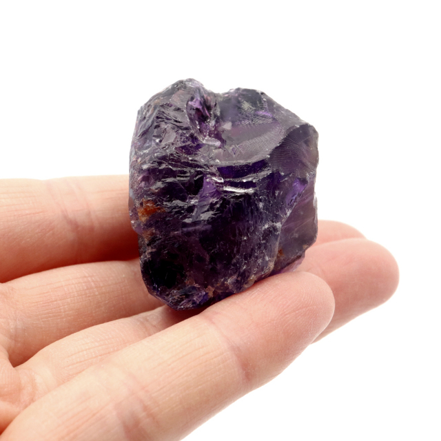 アメジスト 原石 ナチュラル 1点もの 41g 宝石質 加工用 ブラジル バイーア州産 紫水晶 置き物 浄化 2月 誕生石 Amethyst