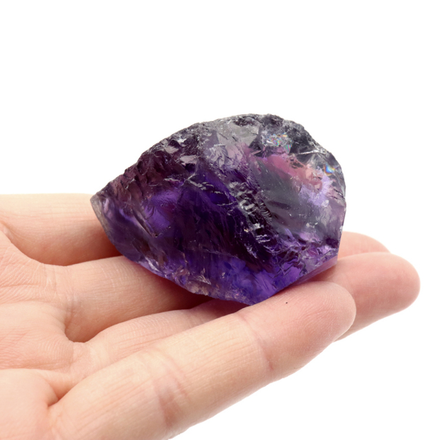 アメジスト 原石 ナチュラル 1点もの 50g 宝石質 加工用 ブラジル バイーア州産 紫水晶 置き物 浄化 2月 誕生石 Amethyst