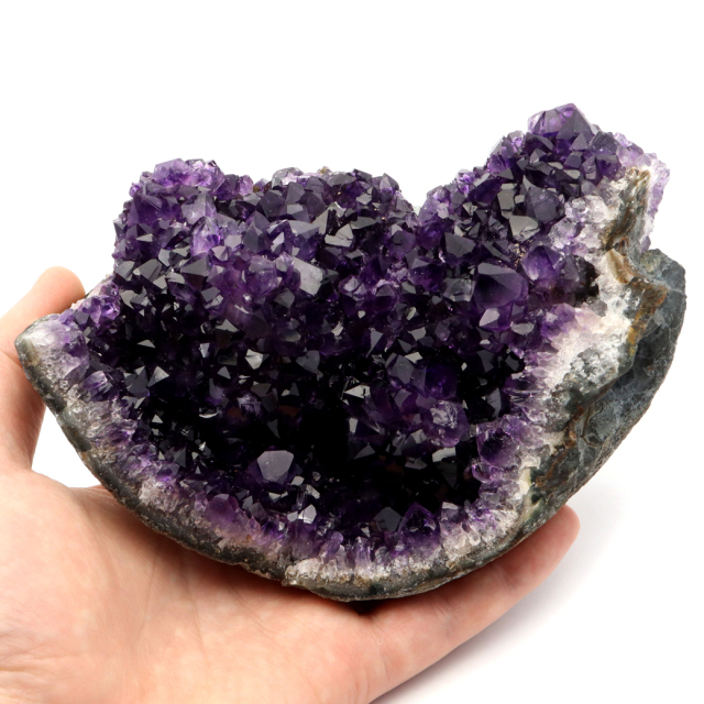 アメジスト 原石 ウルグアイ産 エクストラ グレード EX 1kg クラスター ドゥルーザ 紫水晶 置き物 天然石 1点物