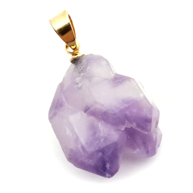 シリウス アメジスト ペンダント 天然石 ネックレス ケニア産 2月 誕生石 紫水晶 Amethyst エレスチャル ポイント