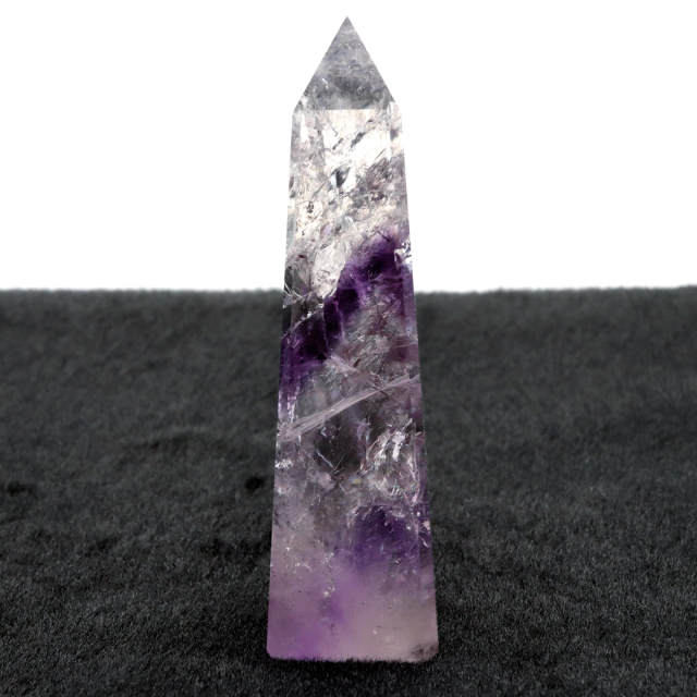 アメジスト ファントム オベリスク ポイント ブラジル バイーア州産 原石 天然石 1点物 パワーストーン amethyst 紫水晶 2月 誕生石