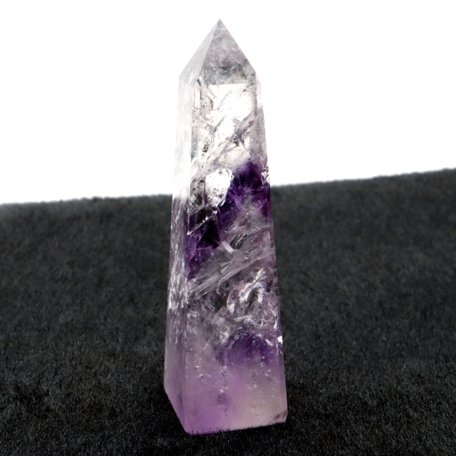 アメジスト ファントム オベリスク ポイント ブラジル バイーア州産 原石 天然石 1点物 パワーストーン amethyst 紫水晶 2月 誕生石