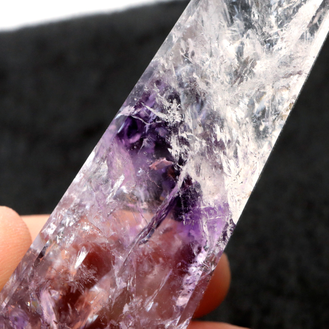 アメジスト ファントム オベリスク ポイント ブラジル バイーア州産 原石 天然石 1点物 パワーストーン amethyst 紫水晶 2月 誕生石
