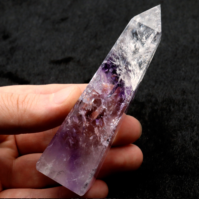 アメジスト ファントム オベリスク ポイント ブラジル バイーア州産 原石 天然石 1点物 パワーストーン amethyst 紫水晶 2月 誕生石