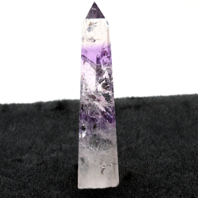 アメジスト ファントム オベリスク ポイント ブラジル バイーア州産 原石 天然石 1点物 パワーストーン amethyst 紫水晶 2月 誕生石