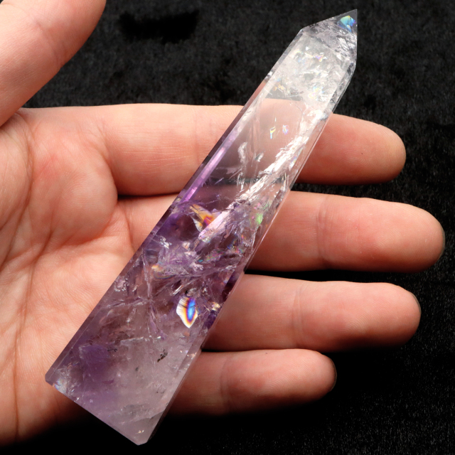 アメジスト ファントム オベリスク ポイント ブラジル バイーア州産 原石 天然石 1点物 パワーストーン amethyst 紫水晶 2月 誕生石