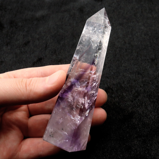 アメジスト ファントム オベリスク ポイント ブラジル バイーア州産 原石 天然石 1点物 パワーストーン amethyst 紫水晶 2月 誕生石